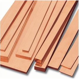 چین Professional ASTM / JIS , Din 80 - 400mm Copper Flat Bar For Conveyors , Port Cranes تامین کننده