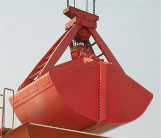 چین 16 Ton Four Rope Mechanical Grabs Clamshell Grab for Loading Grains Leakage-proof تامین کننده
