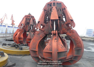چین 10T Electric Hydraulic Orange Peel Grab / Steel Scrap Orange Peel Grapple تامین کننده