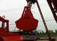 Clamshell Motor Electro Hydraulic Grabs For Ship Deck Crane to Discharge Bulk Cargo تامین کننده