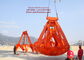 Mechanical Tools Orange Peel Mineral Powder Grapples / Grabs For Bulk Cargo Loading تامین کننده