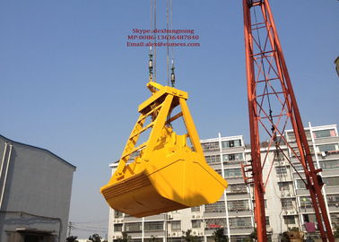 چین Crane Mechanical Grabs High Performance Bulk Cargo Loading Four Rope Clamshell Grapple تامین کننده