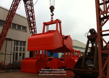 چین Clamshell Motor Electro Hydraulic Grabs For Ship Deck Crane to Discharge Bulk Cargo تامین کننده