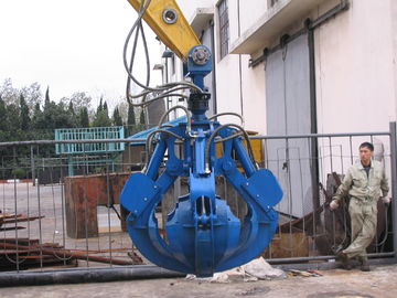 چین Professional Excavator Grab Attachment Excavator Orange Peel Grab Bucket Large Capacity تامین کننده