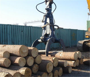 چین 1.0m³ Excavator Grab Attachment Orange Peel Grab Bucket  for Loading Logs and Timbers تامین کننده