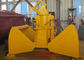 Construction Equipments Excavator Clamshell Hydraulic Grab Bucket Customized Color تامین کننده