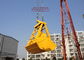 Crane Mechanical Grabs High Performance Bulk Cargo Loading Four Rope Clamshell Grapple تامین کننده